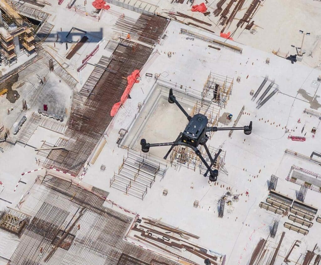 Drone for construction progress monitoring