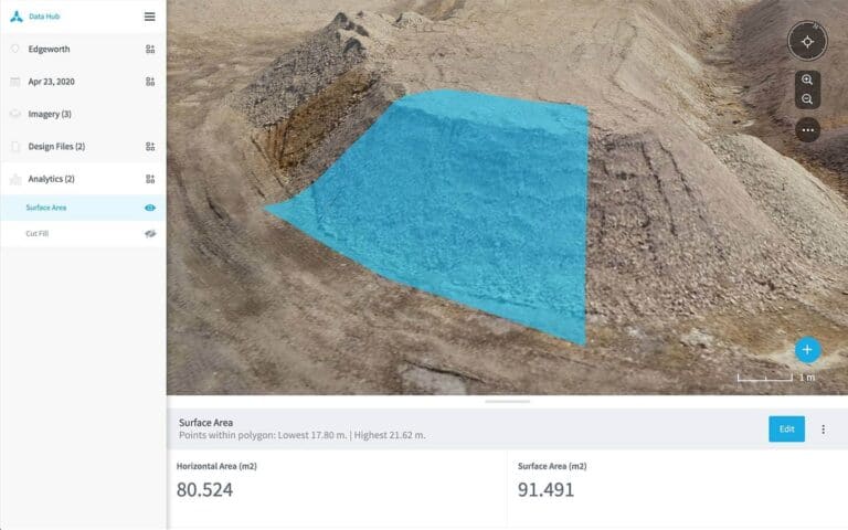 Fast 2D and 3D Measurements skycatch data hub