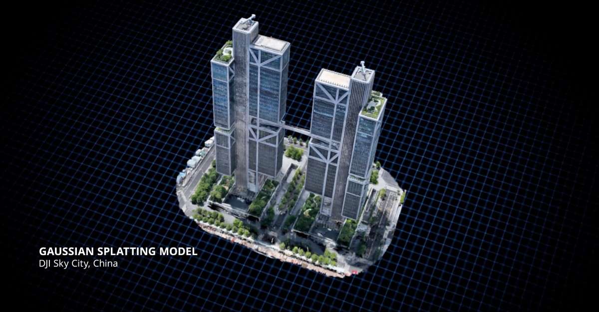 Digital twin with DJI terra