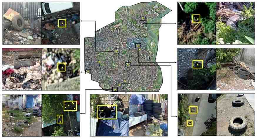 Drones used for detecting mosquito breeding grounds